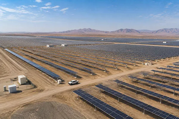 Industrial Linear Actuator Application in Saudi Arabia Solar Tracking Project
