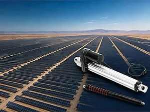 Solar Tracking Linear Actuator Project in Samarkand, Uzbekistan